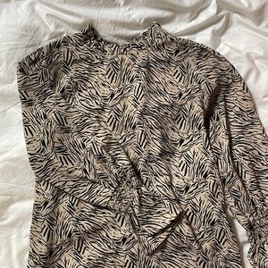 Veronica M. Zebra Blouse